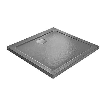 Cada de dus Radaway Doros C Stone, acril, antibacteriana, antracit, 90 x 90 cm