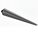Profil de ghidare inferior SDS 9500, aluminiu anodizat mat, lungime 3 m