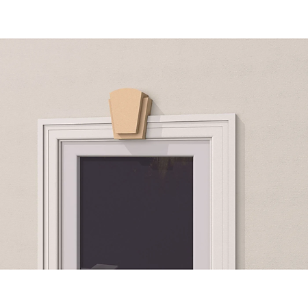Cheie de bolta FPCB08, polistiren EPS100 + mortar, 215 x 100 x 163 mm