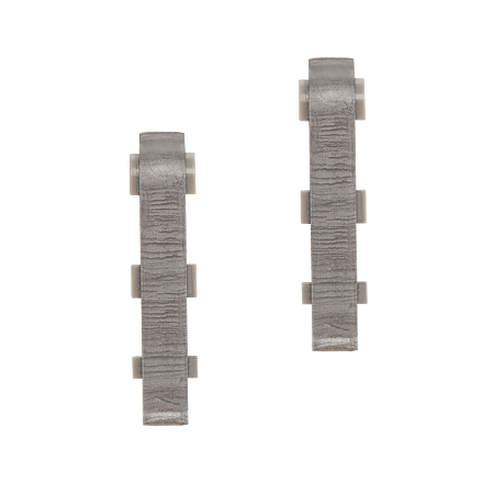 Set element de imbinare plinta Arbiton Indo 70, aluminiu 17, PVC, 70 x 26 mm, 2 bucati/set