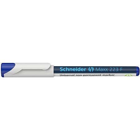 Marker nepermanent Schneider OHP 223, albastru, 0.7 mm