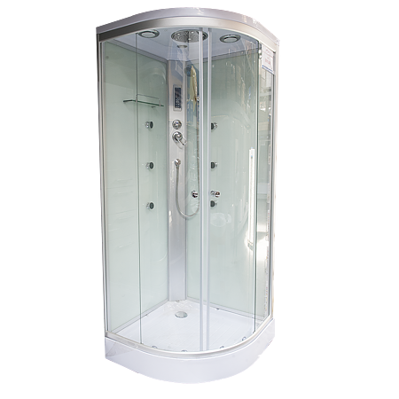 Cabina de dus cu hidromasaj Silva 90 x 90 x 200 cm, cada joasa, geam de 5 mm, control electronic Cabina de dus cu hidromasaj Silva 90 x 90 x 200 cm, cada joasa, geam de 5 mm, control electronic