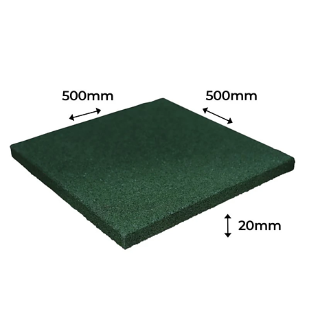 Dala cauciuc, verde, 50 x 50 x 2 cm Dala cauciuc, verde, 50 x 50 x 2 cm