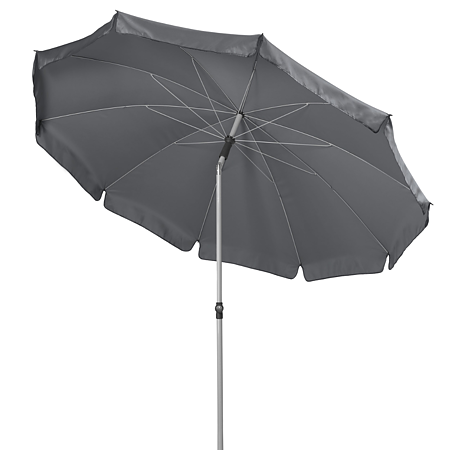 Umbrela pentru terasa Derby Active, antracit, 10 spite, diametru 240 cm, inaltime 226 cm