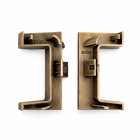 Set colt interior 45° Gola 8401, plastic, bronz