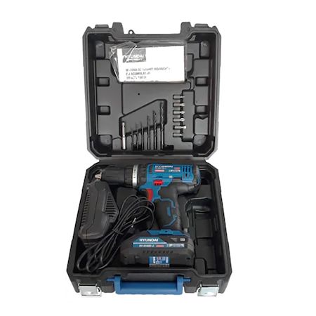 Masina de gaurit si insurubat Hyundai HY-ASR 180 LI, 2 trepte de viteza, 18 V, 1 acumulator + 6 biti, 6 burghie + 1 incarcator+ 1 adaptor magnetic Masina de gaurit si insurubat Hyundai HY-ASR 180 LI, 2 trepte de viteza, 18 V, 1 acumulator + 6 biti, 6 burghie + 1 incarcator+ 1 adaptor magnetic