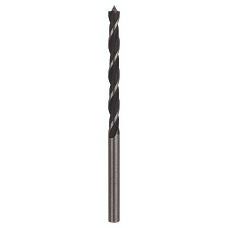Burghiu elicoidal Bosch, mandrina standard, pentru lemn, 4 mm