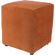 Taburet Cube tapiterie stofa caramiziu K3 45 x 37 x 37 cm