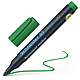 Marker permanent Schneider, varf rotund, 3 mm, cu vopsea verde
