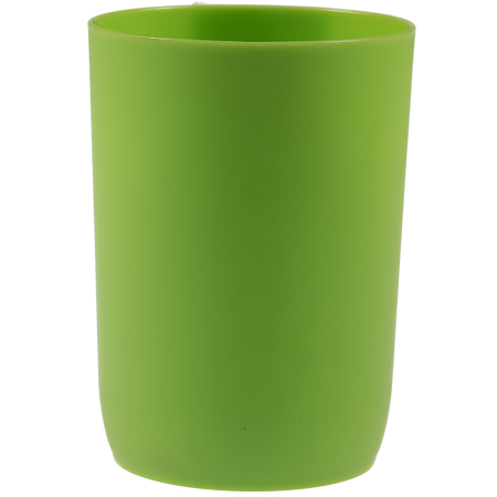 Pahar baie Romtatay F141007, polipropilena, verde, 5.5 x 5.5 x 9.5 cm