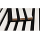 Panou riflaj acustic alb uni, suport feltru 8 mm, interior, 2600 x 144 x 20 mm