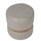 Taburet Ring, inel stejar, stofa crem M601, rotund, 38 x 38 x 40 cm