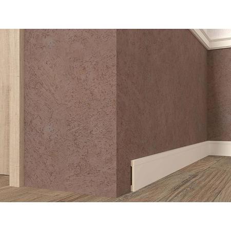 Plinta decorativa poliuretan PL01, interior, alb, 12 x 1.6 x 200 cm