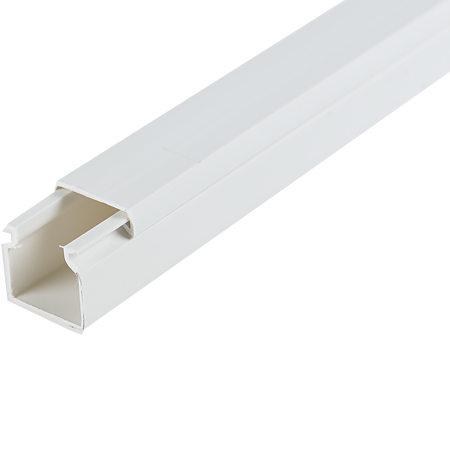 Canal cablu 16 x 16 mm, 2 m, alb, PVC ignifugat Canal cablu 16 x 16 mm, 2 m, alb, PVC ignifugat