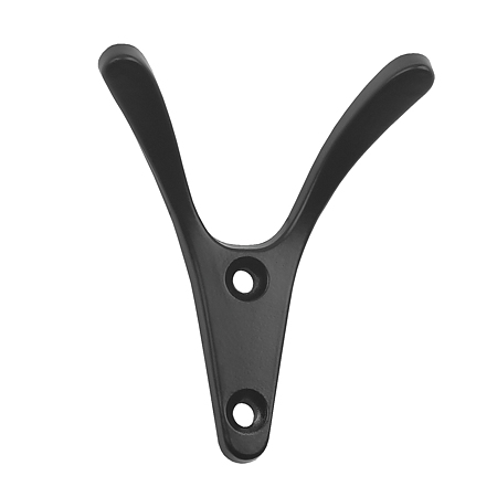 Cuier metalic Capri 517 Teko, aluminiu, negru mat, 60 x 77 mm