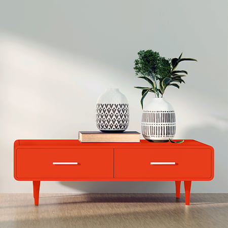 Vopsea Oskar Aqua Matt, pentru lemn/metal/zidarie, interior/exterior, pe baza de apa, orange glamour, 0.6 l