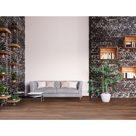 Parchet laminat 12 mm Kronospan Red River 8156, nuanta inchisa, stejar, clasa de trafic 33, 1 click 2 go Pure, 1285 x 192 mm