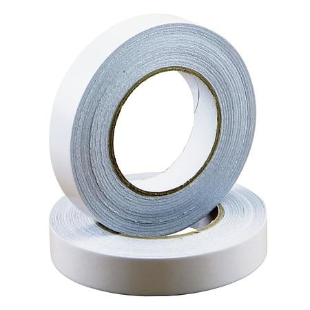 Banda dublu adeziva, alb, 55 m x 25 mm