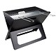 Gratar portabil si pliabil BBQ Collection, otel inoxidabil, 46 x 28 x 36.5 cm 