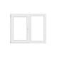 Fereastra PVC, 5 camere, deschidere oscilobatanta, stanga, alb, 160 x 120 cm 