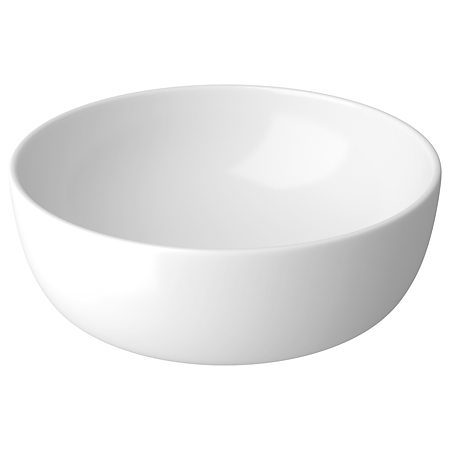 Lavoar rotund Cersanit Moduo 40, montaj blat, ceramica, alb, 40 x 35.5 cm
