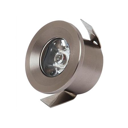 Spot LED Horoz HL665L, lumina calda 2700 K, 80 lm, cromat