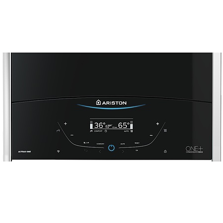 Centrala termica pe gaz Ariston Alteas One + Net, display LCD, kit evacuare inclus, 24 kW Centrala termica pe gaz Ariston Alteas One + Net, display LCD, kit evacuare inclus, 24 kW
