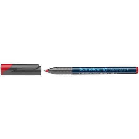Marker permanent Schneider OHP 222, rosu, 0.7 mm