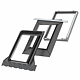 Rama VELUX EDW FK06, cu BDX 2000, 66 x 118 cm 