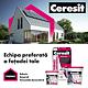 Tencuiala decorativa cu silicon Ceresit Hydro Flex, aspect praf de piatra, granulatie 1.5 mm, interior/exterior, Yucatan5, 25 kg