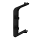 Colt interior 90 grade pentru profil aluminiu LB (tip Gola) - C, plastic, negru