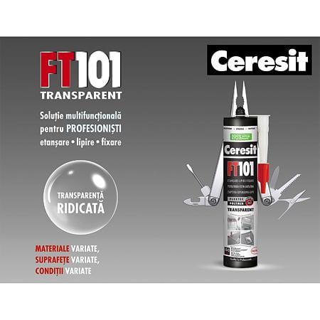 Etansant Ceresit FT 101, transparent, 280 ml