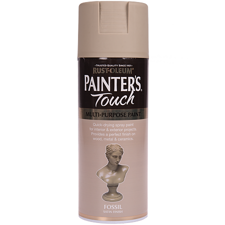 Vopsea spray decorativa Rust-Oleum Painter`s Touchs, bej fossil, lucios, interior/exterior, 400 ml