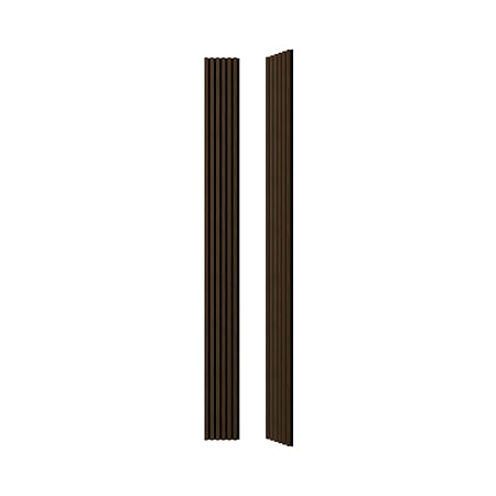 Panou decorativ Linea Acustic, 6 lamele, MDF, maro, interior, 265 x 24.5 x 2.2 cm