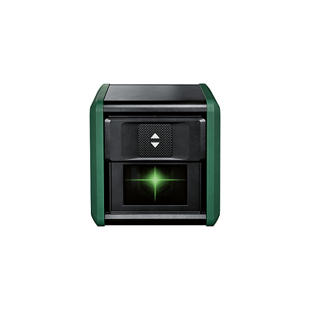 Nivela cu laser cu linii in cruce Bosch Quigo Green, autonivelare, stativ si 2 baterii AAA