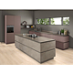Blat de lucru compact laminat Egger F267 ST76 Piatra Bellisara gri lava, miez negru, mat, 4100 x 650 x 12 mm