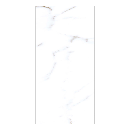 Gresie portelanata exterior Kai Ceramics Marmi, alb, aspect marmura, finisaj mat, dreptunghi, grosime 8.5 mm, 30 x 60 cm