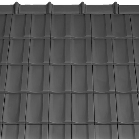 Tigla ceramica Tondach Bolero, antracit satinat, 50 x 30 cm Tigla ceramica Tondach Bolero, antracit satinat, 50 x 30 cm