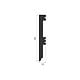 Plinta pardoseala Rubin 80, polimer dur, rezistenta la apa, alb, 2200 x 80 x 12 mm