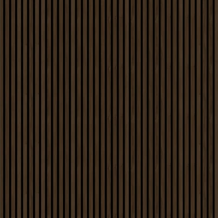 Panou decorativ Linea Acustic, 6 lamele, MDF, maro, interior, 265 x 24.5 x 2.2 cm