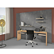Blat de lucru compact laminat Egger F244 ST76 Marmura Candela antracit, miez negru, mat, 4100 x 920 x 12 mm