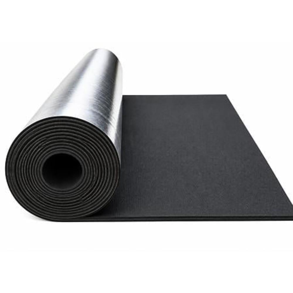 Covor cauciuc cu insertie Ikosar, negru, grosime 3.5 mm, lungime 5 m