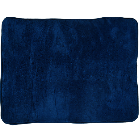 Covoras baie MSV Memory Foam, poliester, albastru, 50 x 70 cm