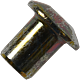 Piulita infundata rotunda, otel zincat galben, D: 15, M6 x 12 mm