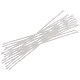 Colier PVC Comtec 2000, 250 x 3.5 mm, alb, 100 bucati/set