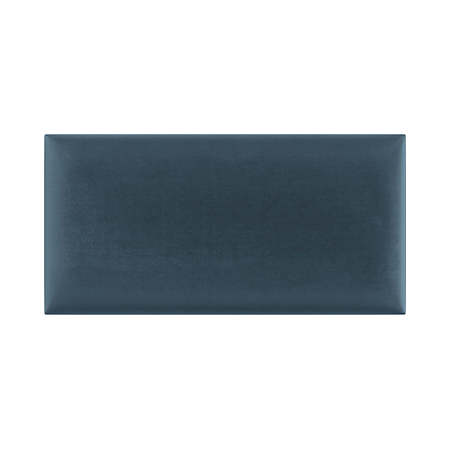 Panou decorativ tapitat, Simple R74, albastru, dreptunghi, 600 x 300 x 37 mm