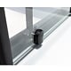 Cabina de dus Sanotechnik Elite Ecoblack, patrata, sticla 6 mm, Easy-Clean, profile aluminiu negre mate, 90 x 90 x 208 cm