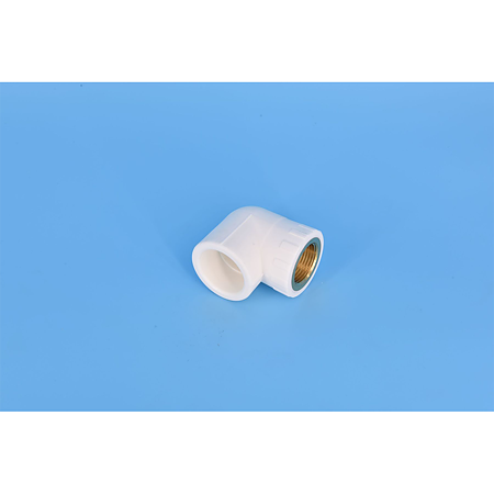 Cot PPR 90° Supratherm, filet interior, exterior lis, 20 mm x 1/2", alb
