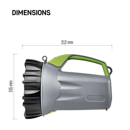 Lanterna LED reincarcabila 2312, 750 lm, 4000 mAh, 3 moduri de iluminare