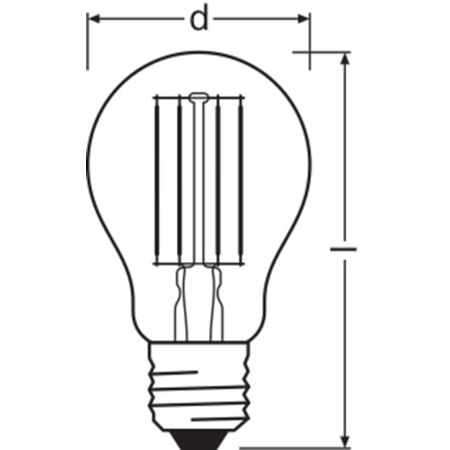 Set Bec LED CLA60 Osram Bellalux, para, E27, 88 W, 1055 lm, lumina neutra 4000 K